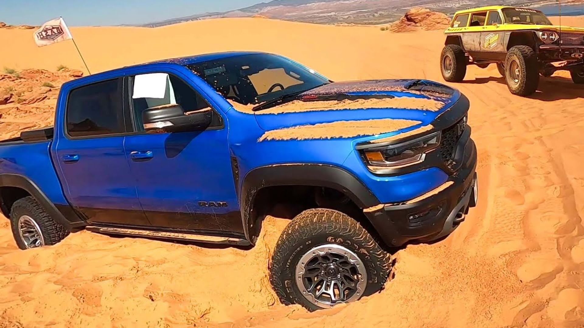 Ram TRX In Sand Dune