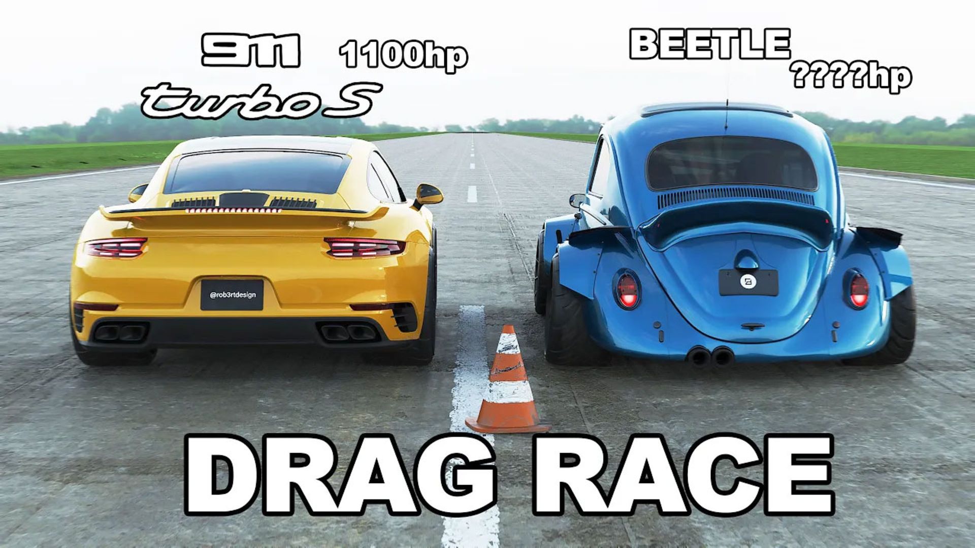 Porsche-911-Turbo-S-x-VW-Beetle