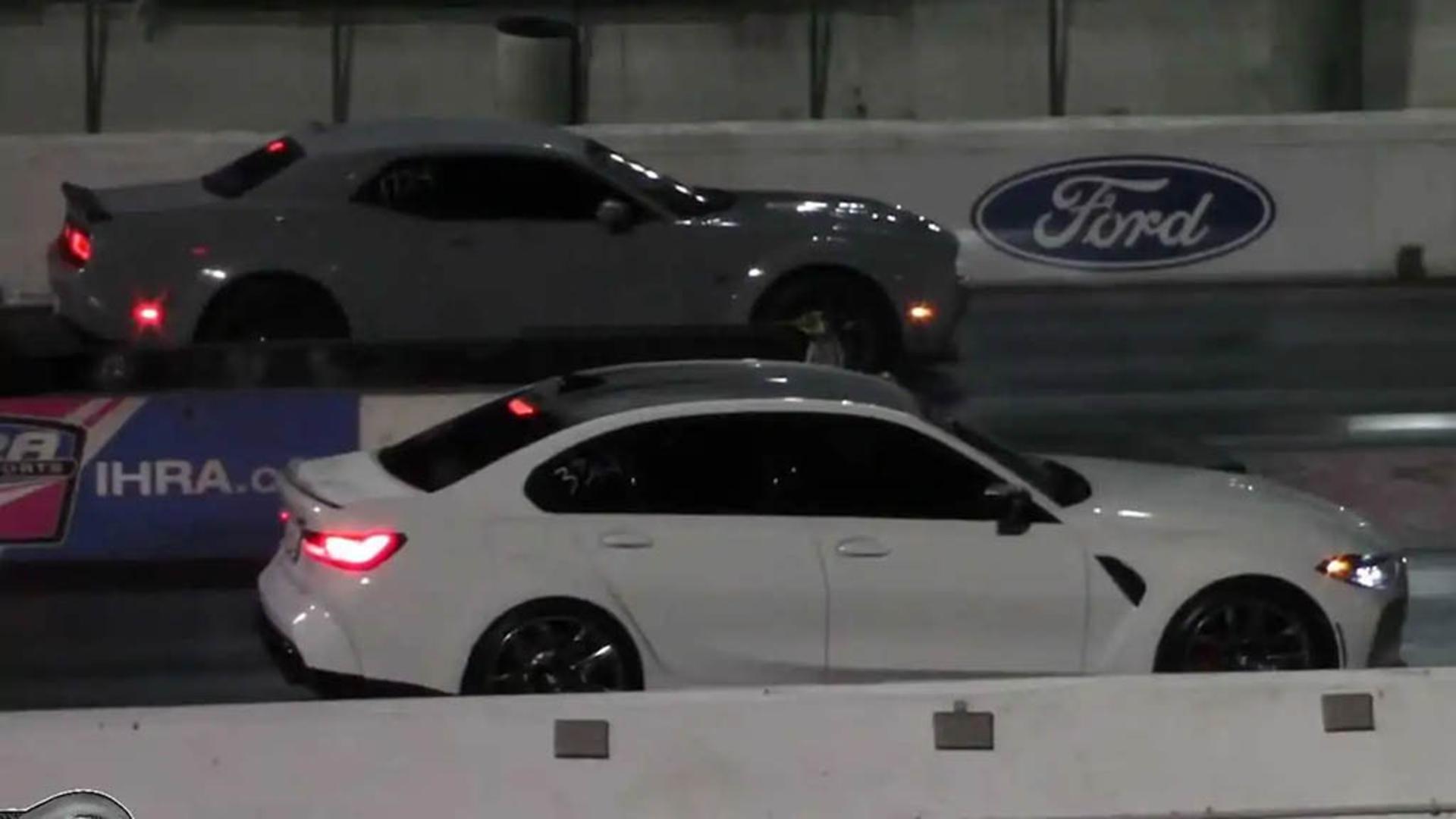 bmw-m3-races-challenger-mkz