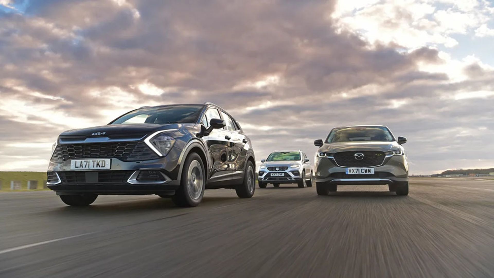 Sportage v CX-5 v Ateca - group test-1024