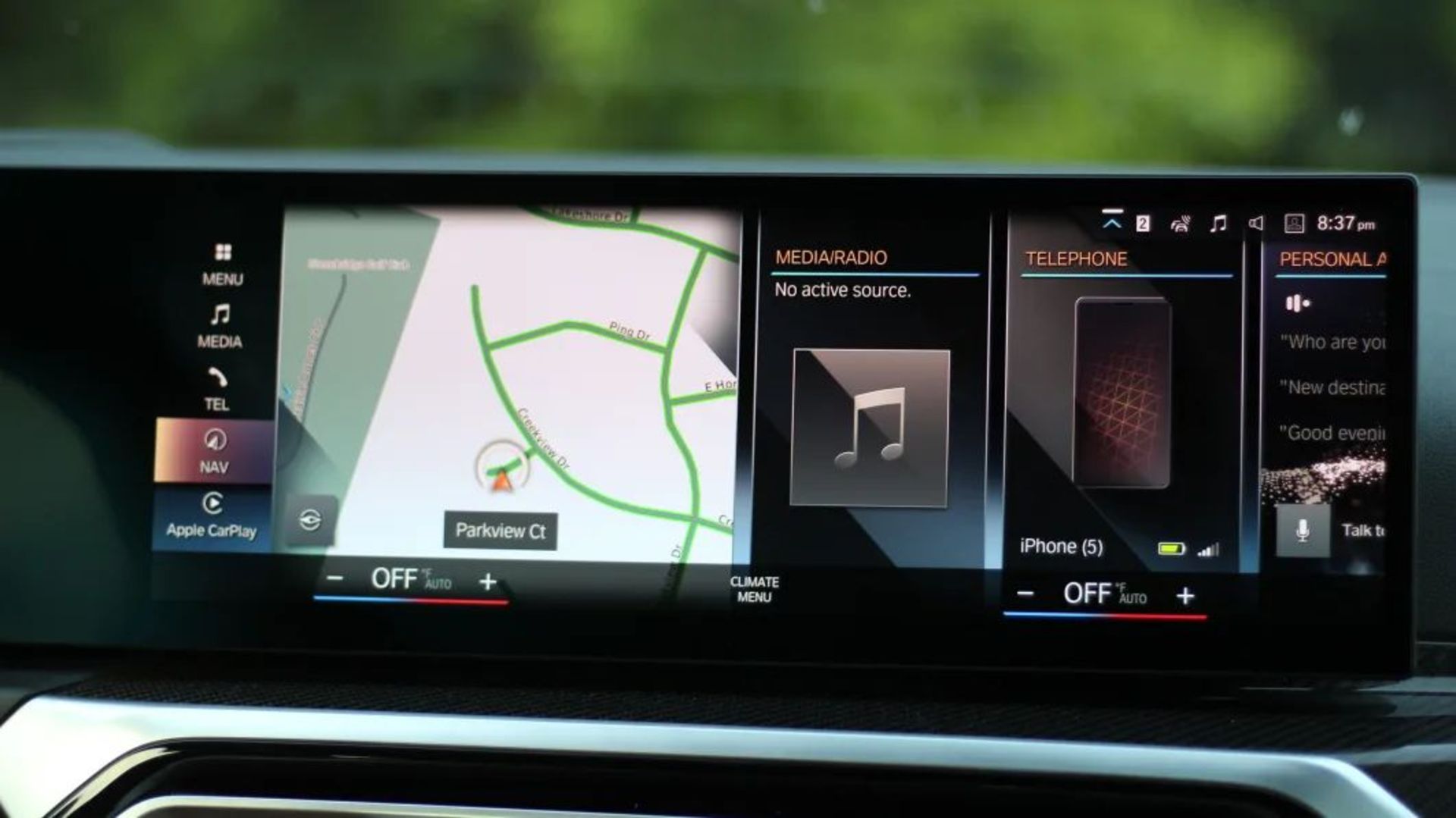 BMW’s iDrive 8 infotainment system