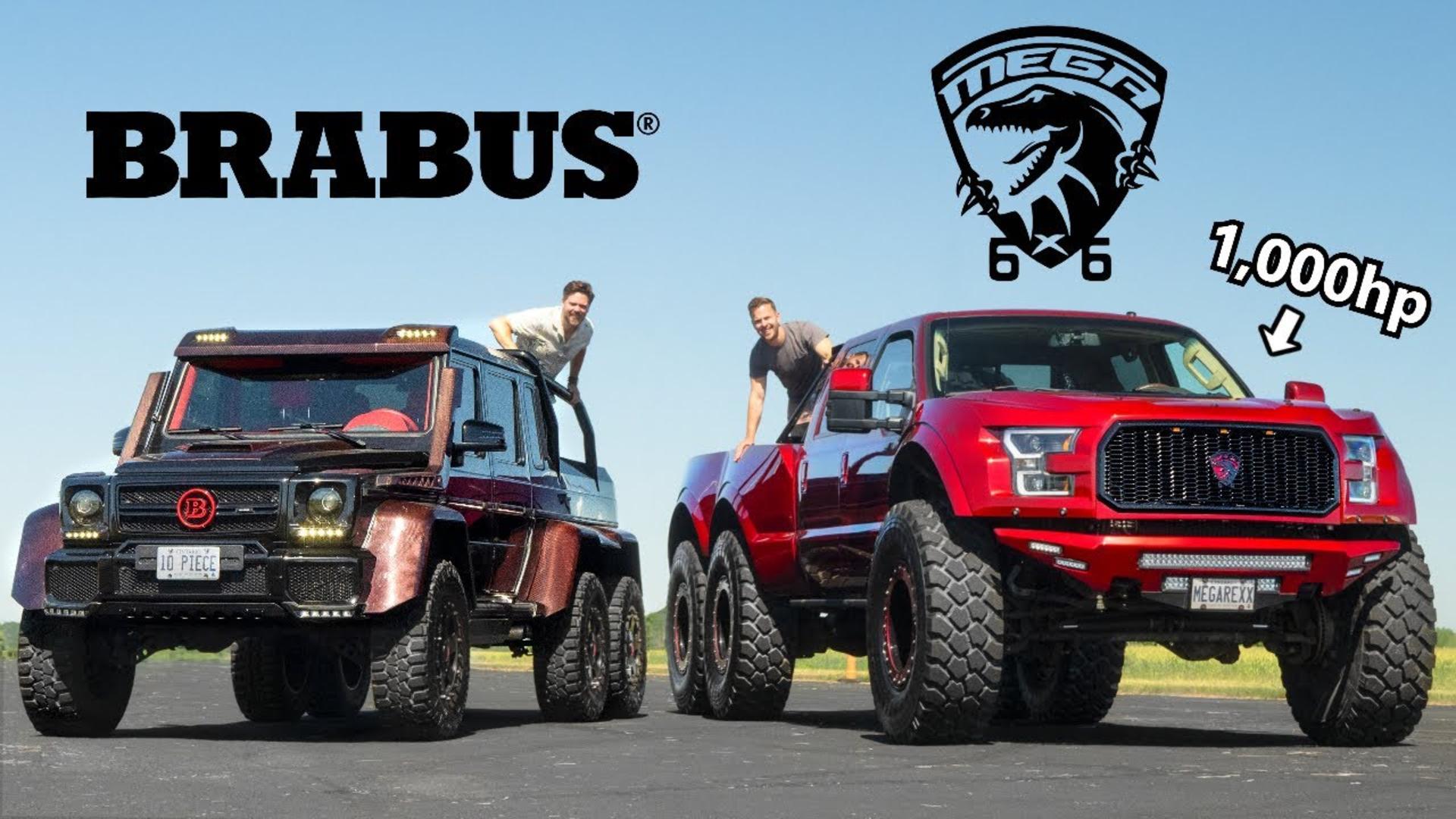 MegaRaptor 6×6 vs Mercedes-Benz G 63 6×6 1