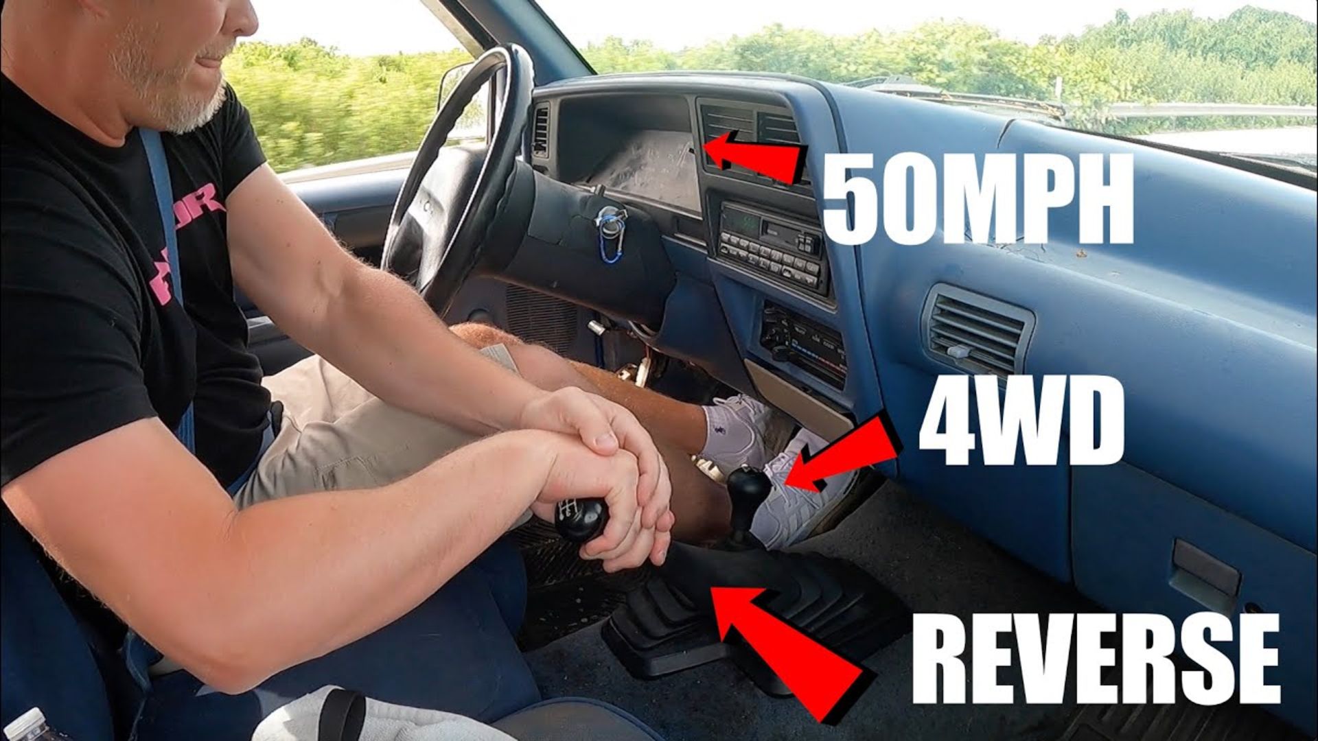 Old 4WD Ford Ranger Abused As Driver Puts It In Reverse 1