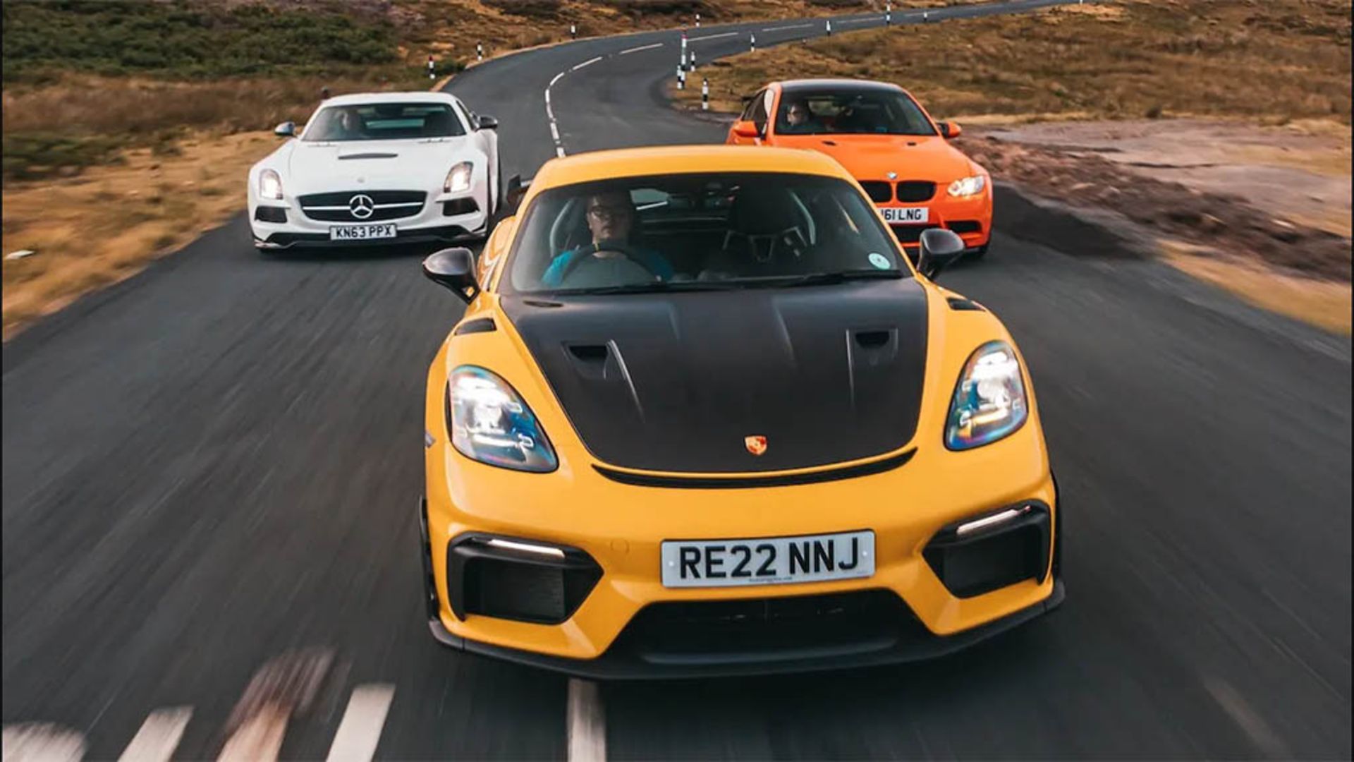 Porsche Cayman GT4 RS SLS BMW M3 GTS
