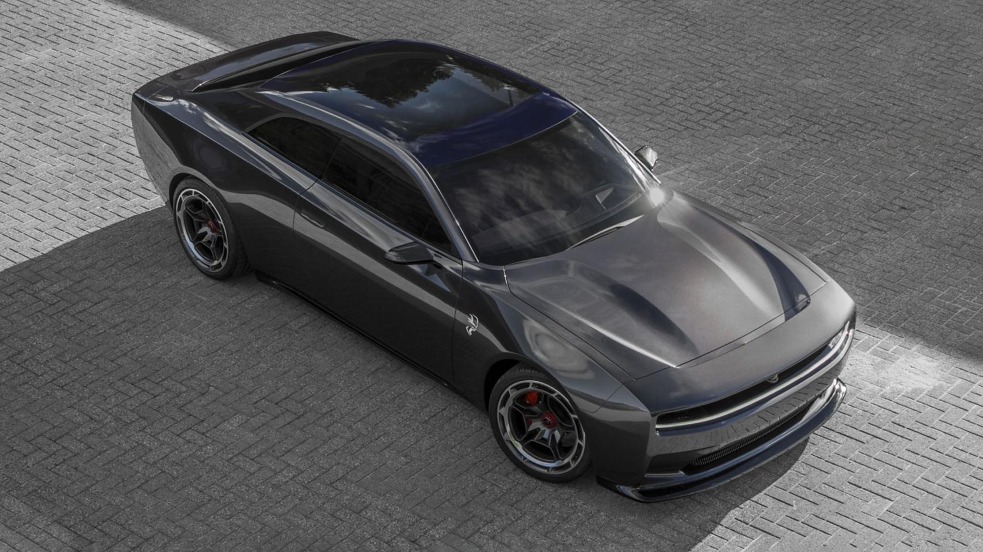 The Dodge Charger Daytona SRT Concept features inspired design t