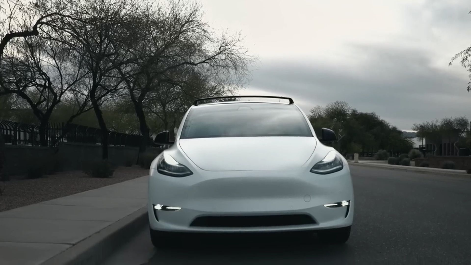 tesla model y front