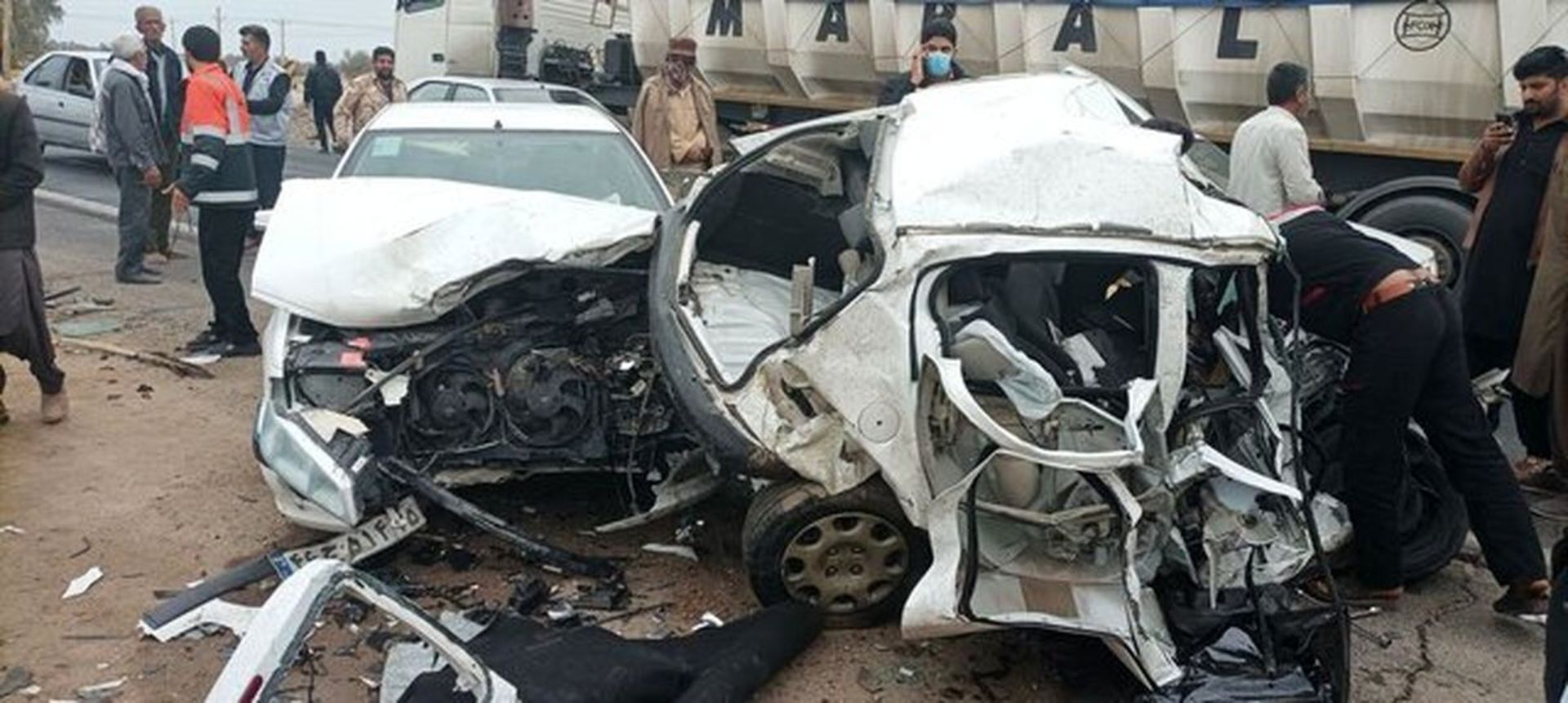 تصادف+زنجیره_ای+بهبهان