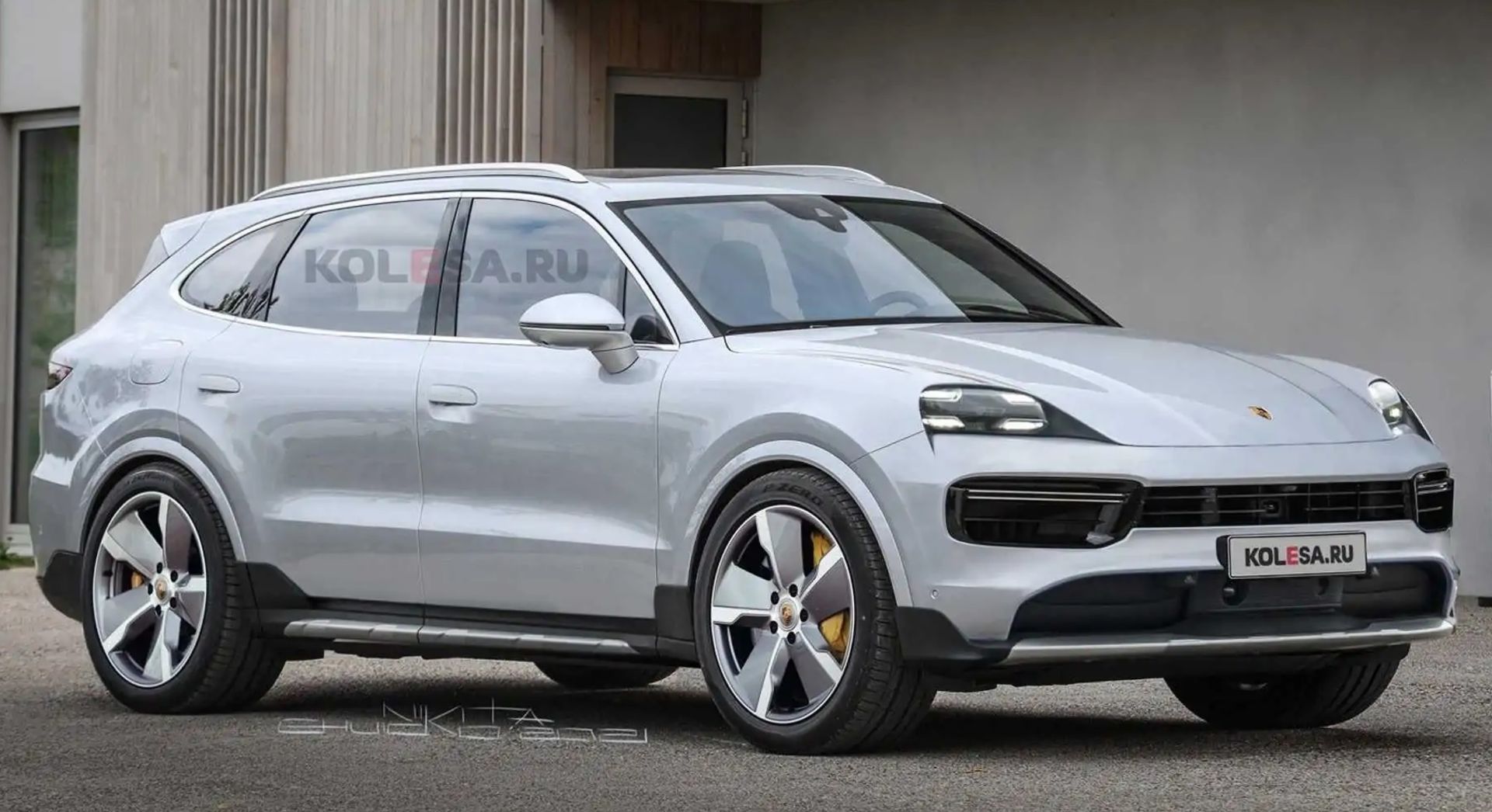 porsche suv render