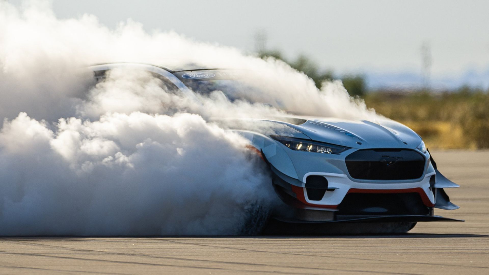 ford mach-e burnout