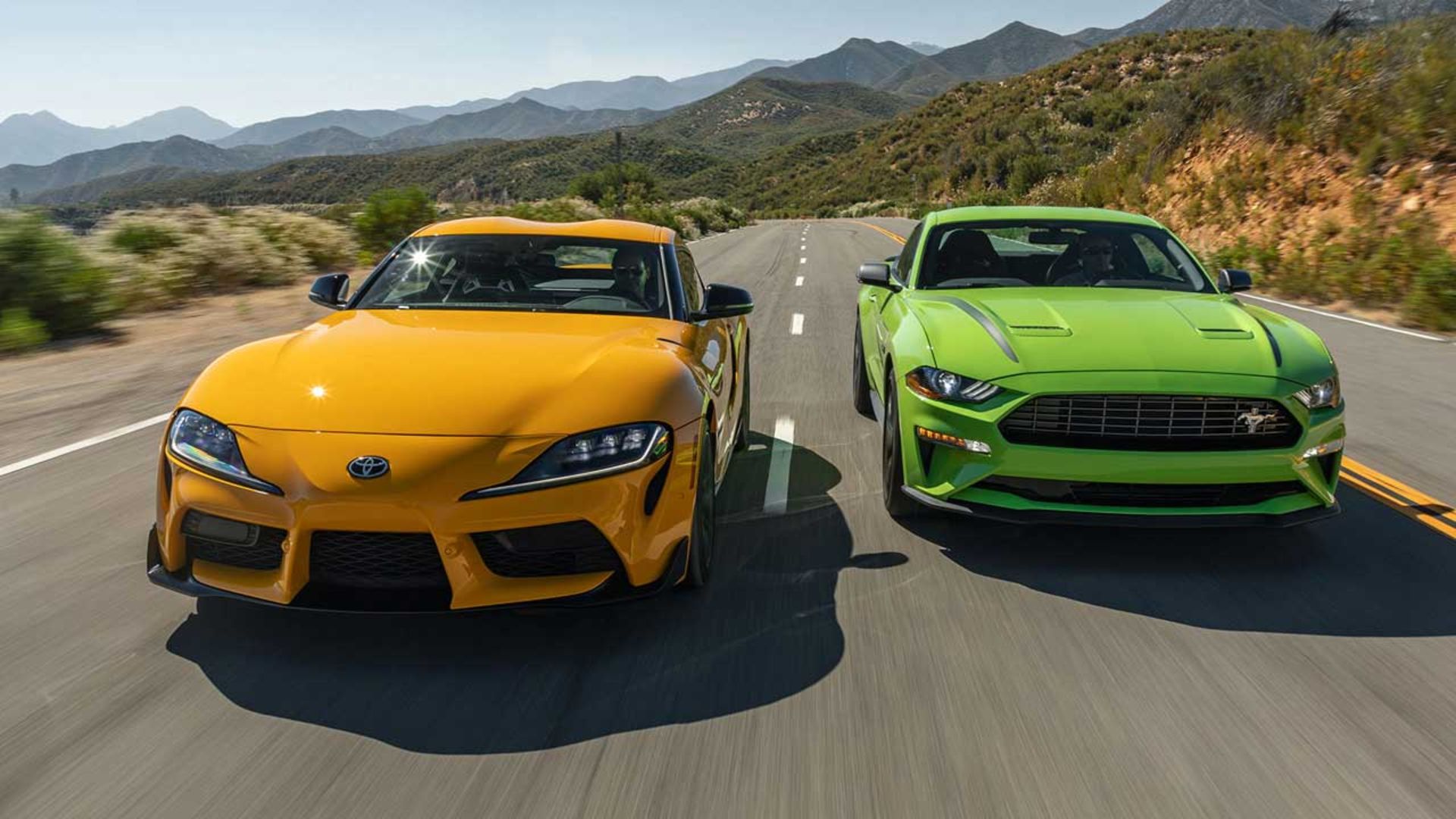 Toyota-Supra-Ford-Mustang