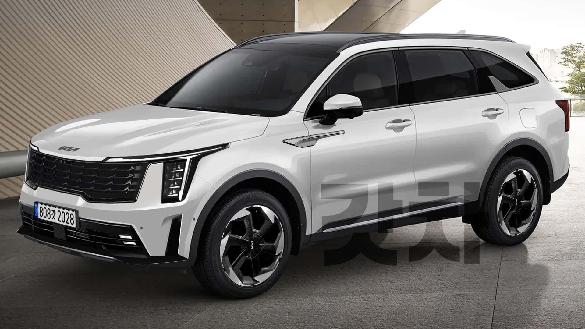2024-kia-sorento-facelift-rendering
