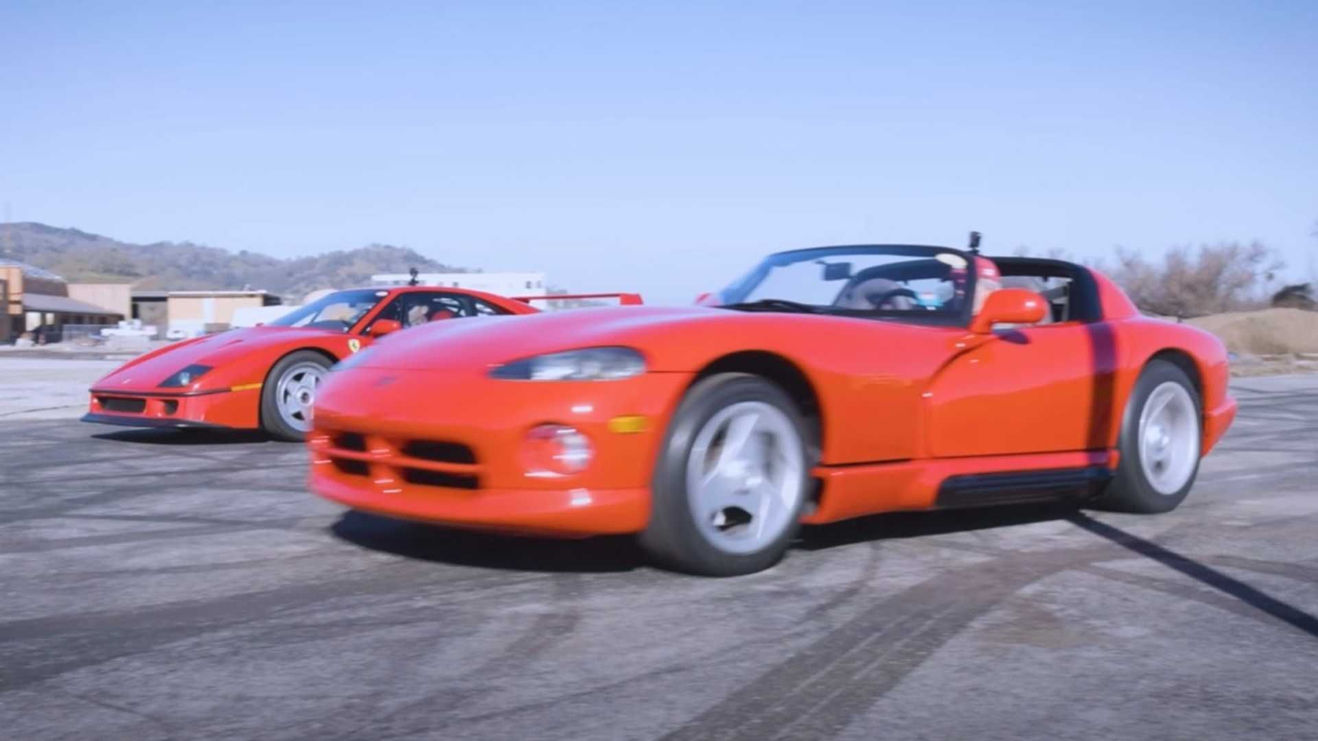 dodge-viper-versus-ferrari-f40-drag-race