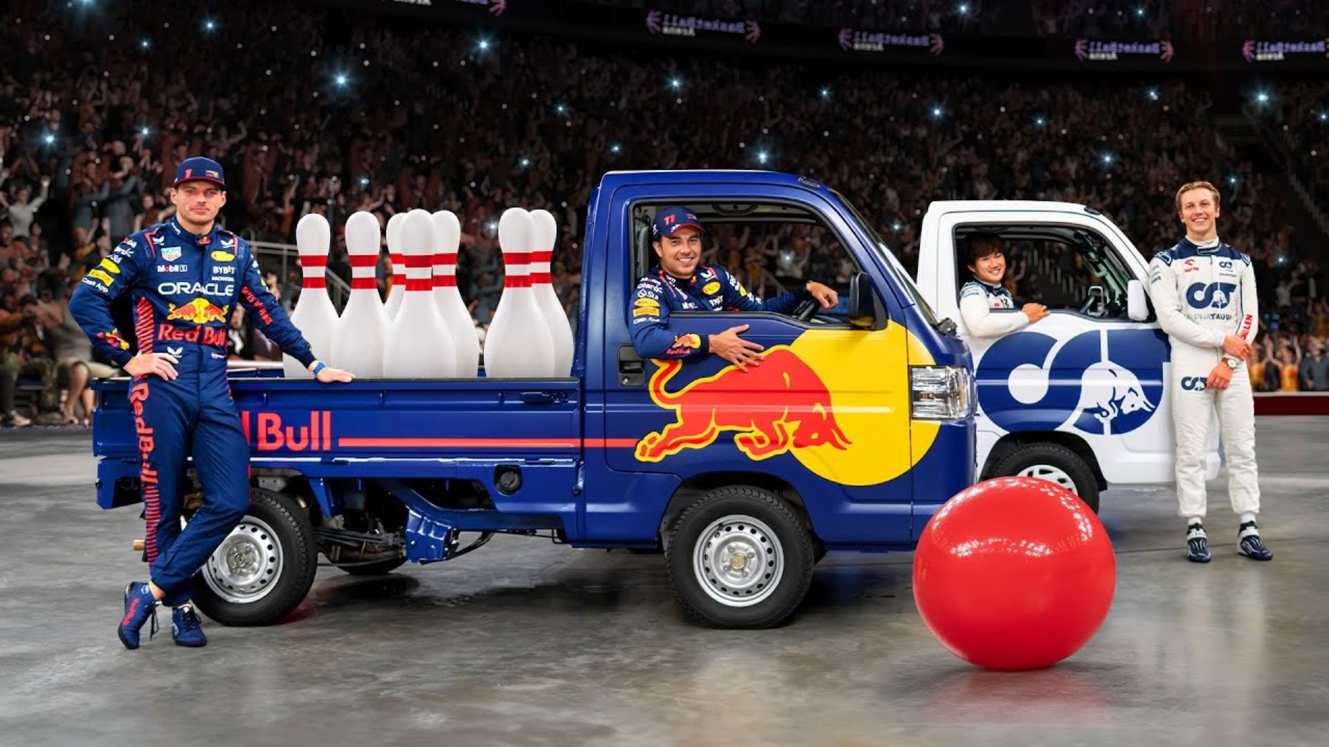 F1 Drivers Vs WILD Japanese Game Show 1