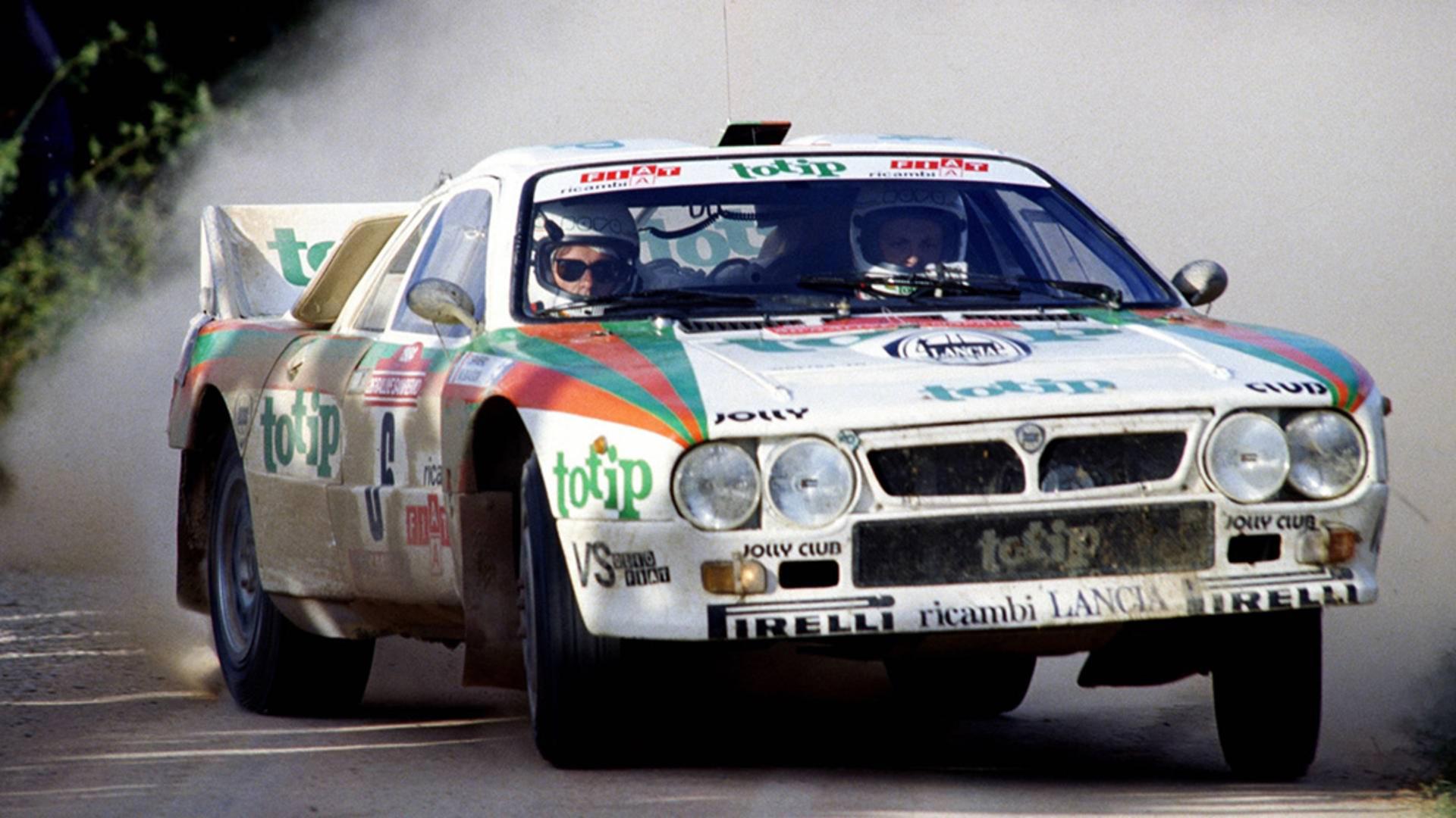 World Rally Championship 1984 - Rally San Remo-San Remo - Miki Biasion (ita) Tiziano Siviero (ita) Lancia Rally 037 Totip