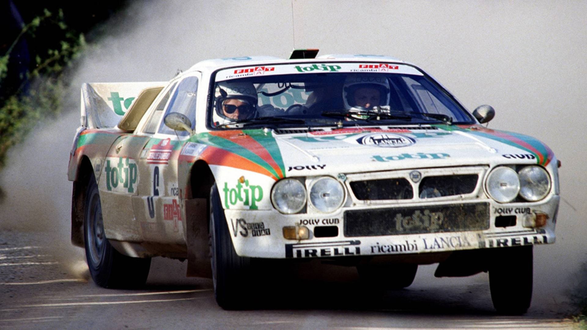 World Rally Championship 1984 - Rally San Remo-San Remo - Miki Biasion (ita) Tiziano Siviero (ita) Lancia Rally 037 Totip