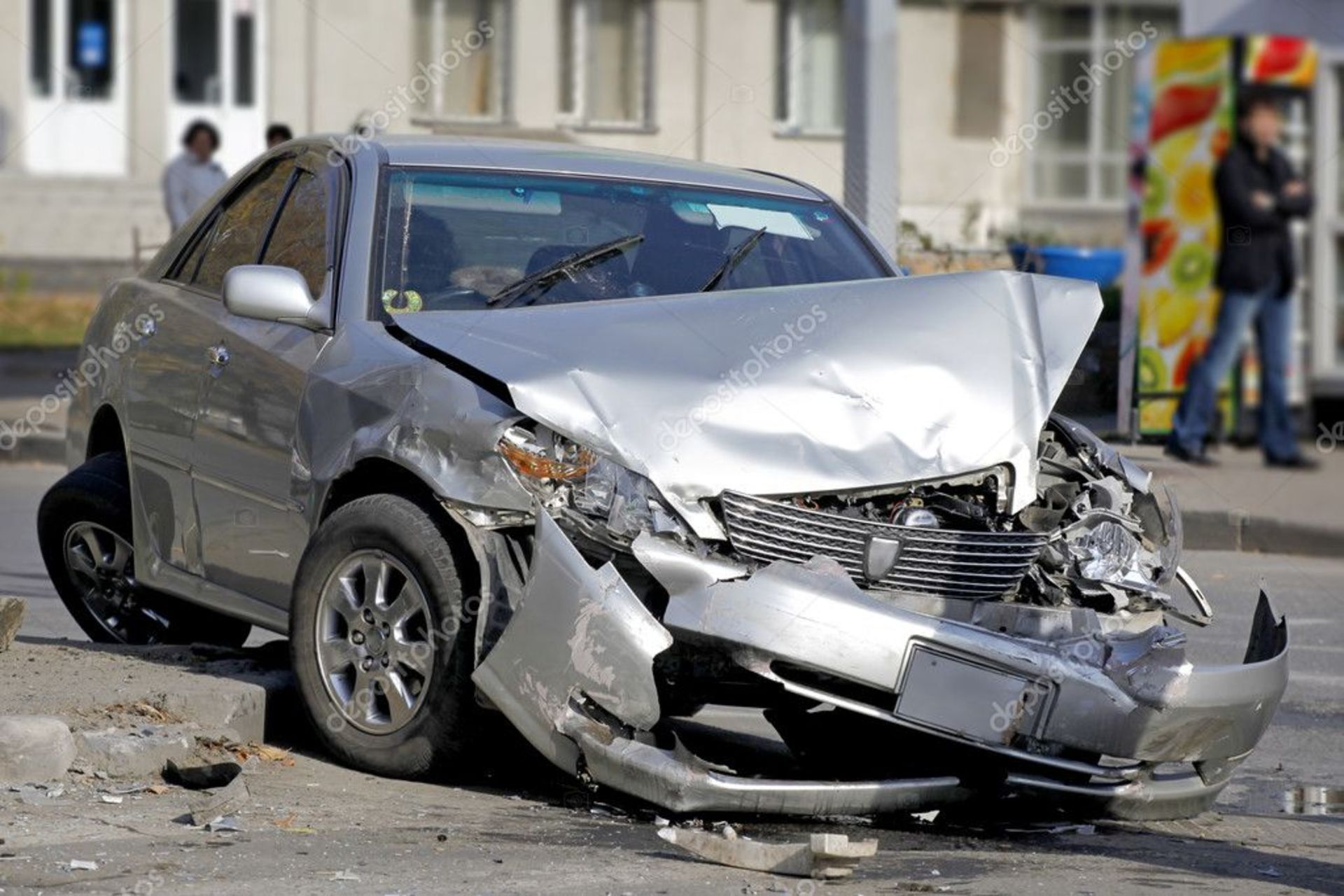 crashed car crash