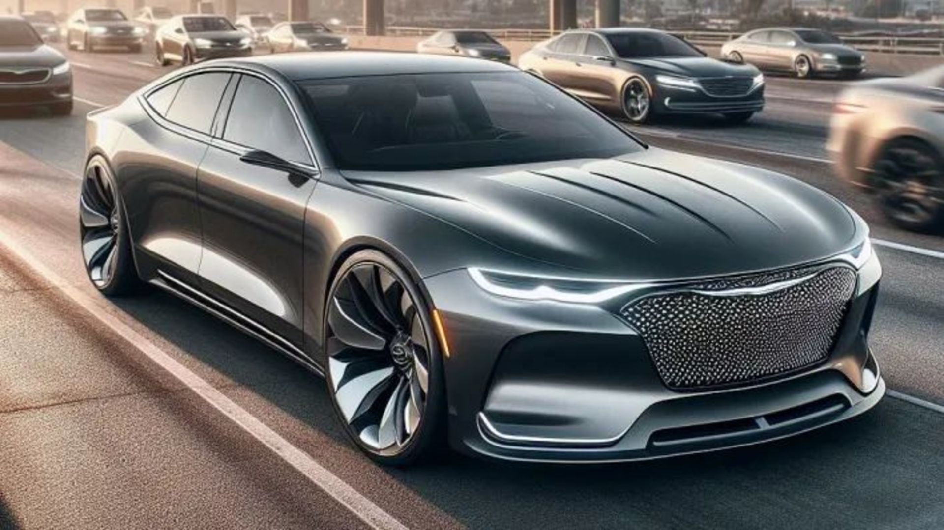 All-Electric Chrysler Sedan
