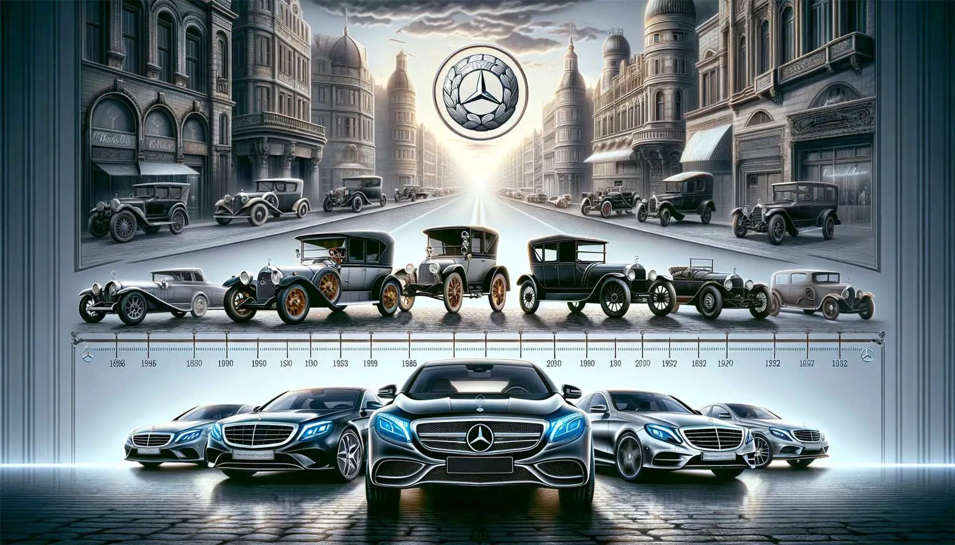 history-of-Mercedes-Benz-AI-generated