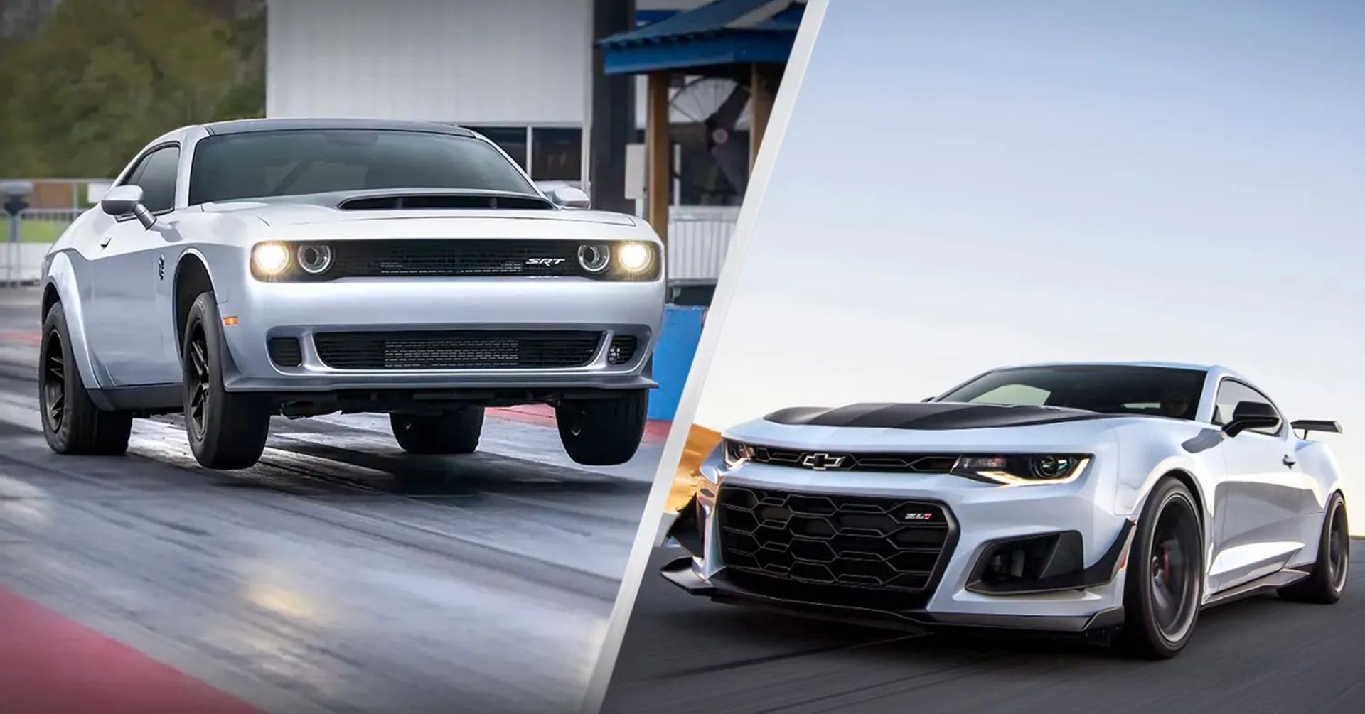 camaro zl1 vs srt hellcat