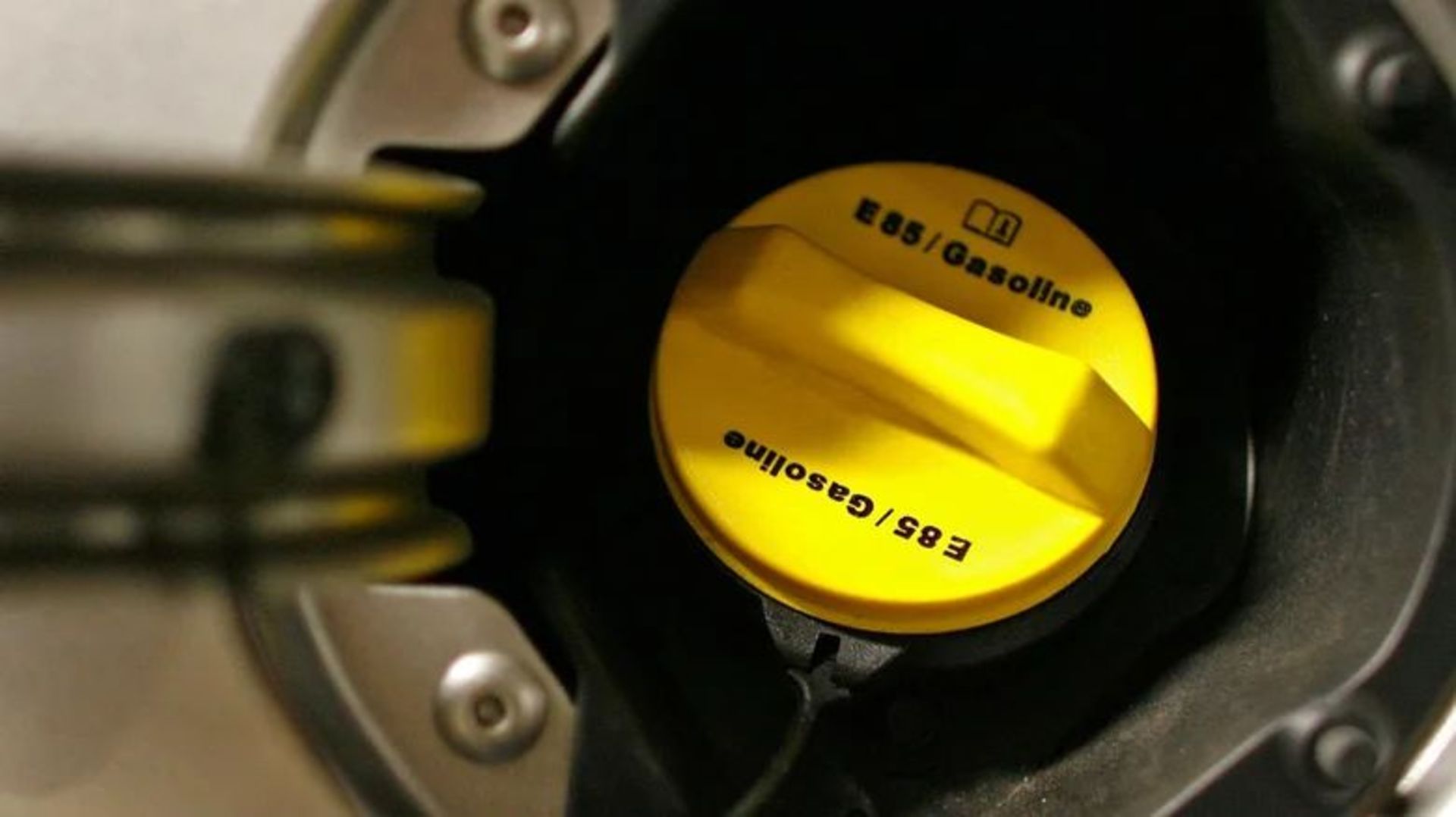 yellow gas cap