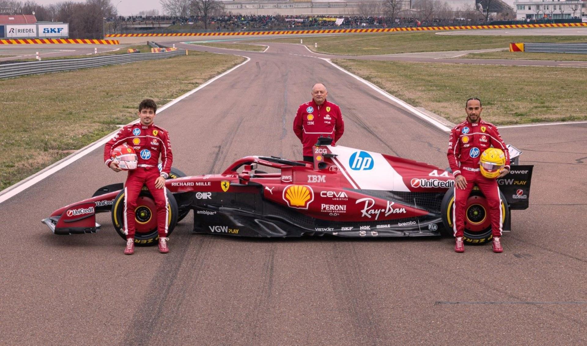 2025 Ferrari SF-25 hits track at Fiorano. Imaged supplied by Ferrari