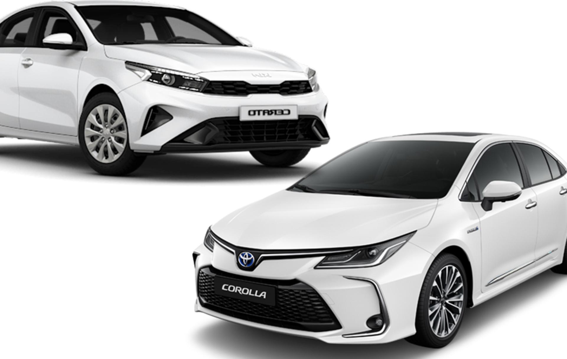 kia cerato toyota corolla