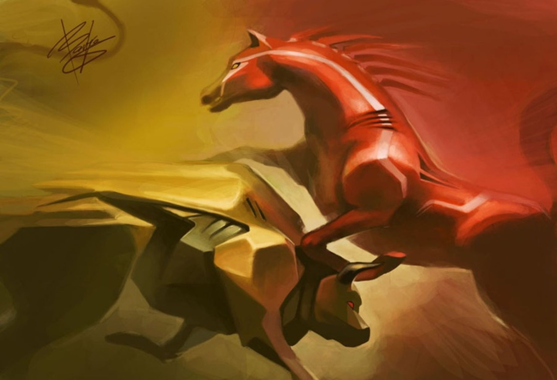 Bull vs Horse