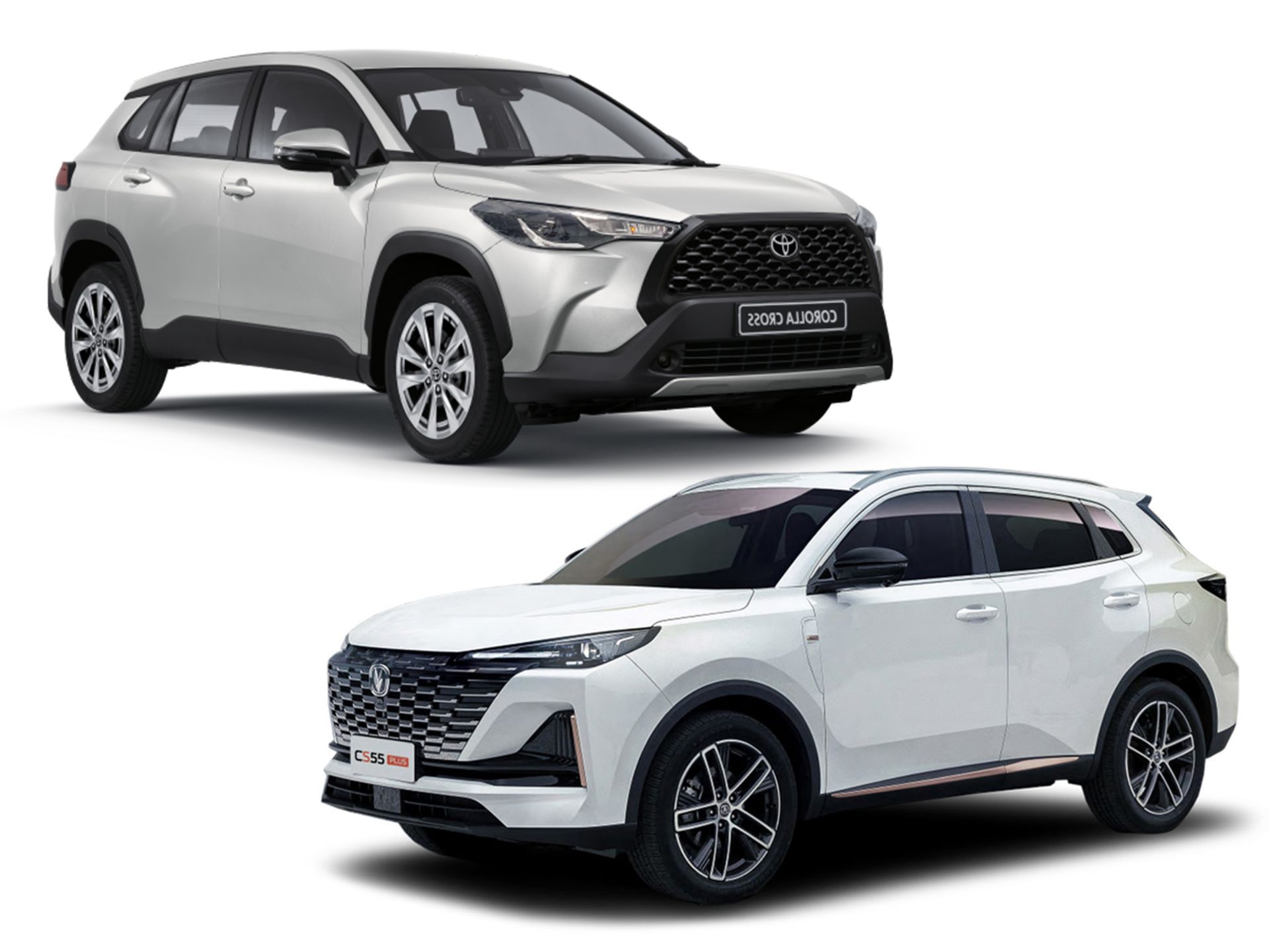 corolla cross vs changan cs55