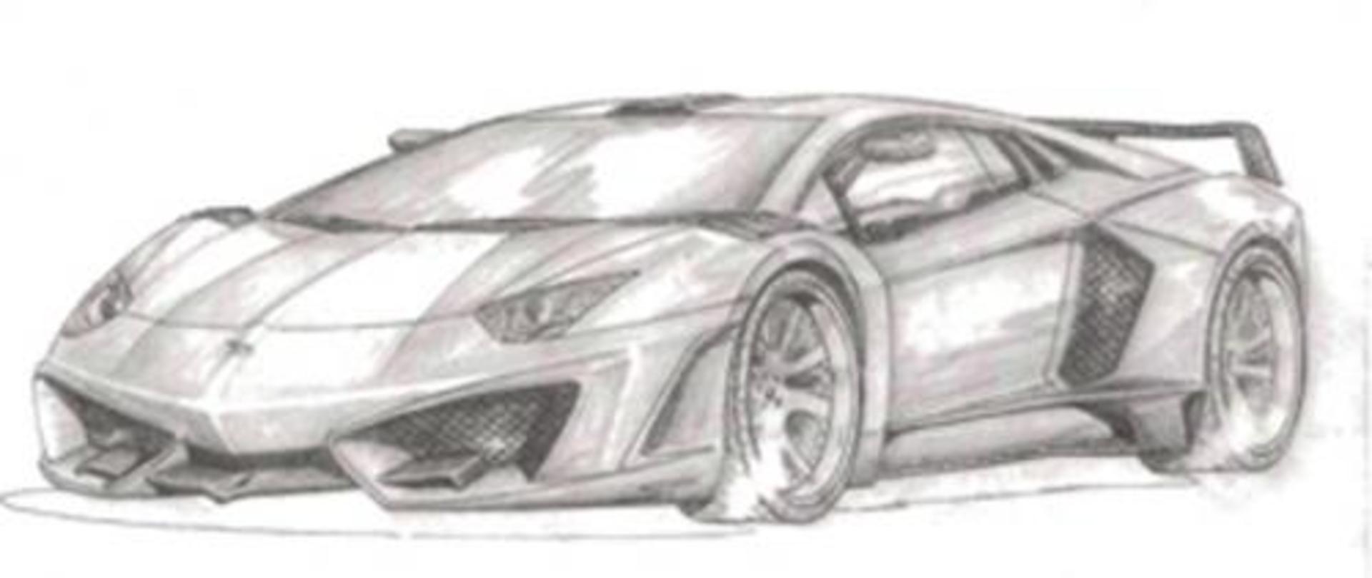 Lamborghini Aventador by FAB Design sketch