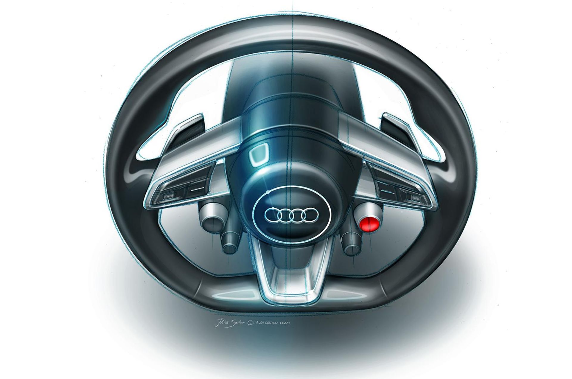2013 Audi Quattro Concept design sketch