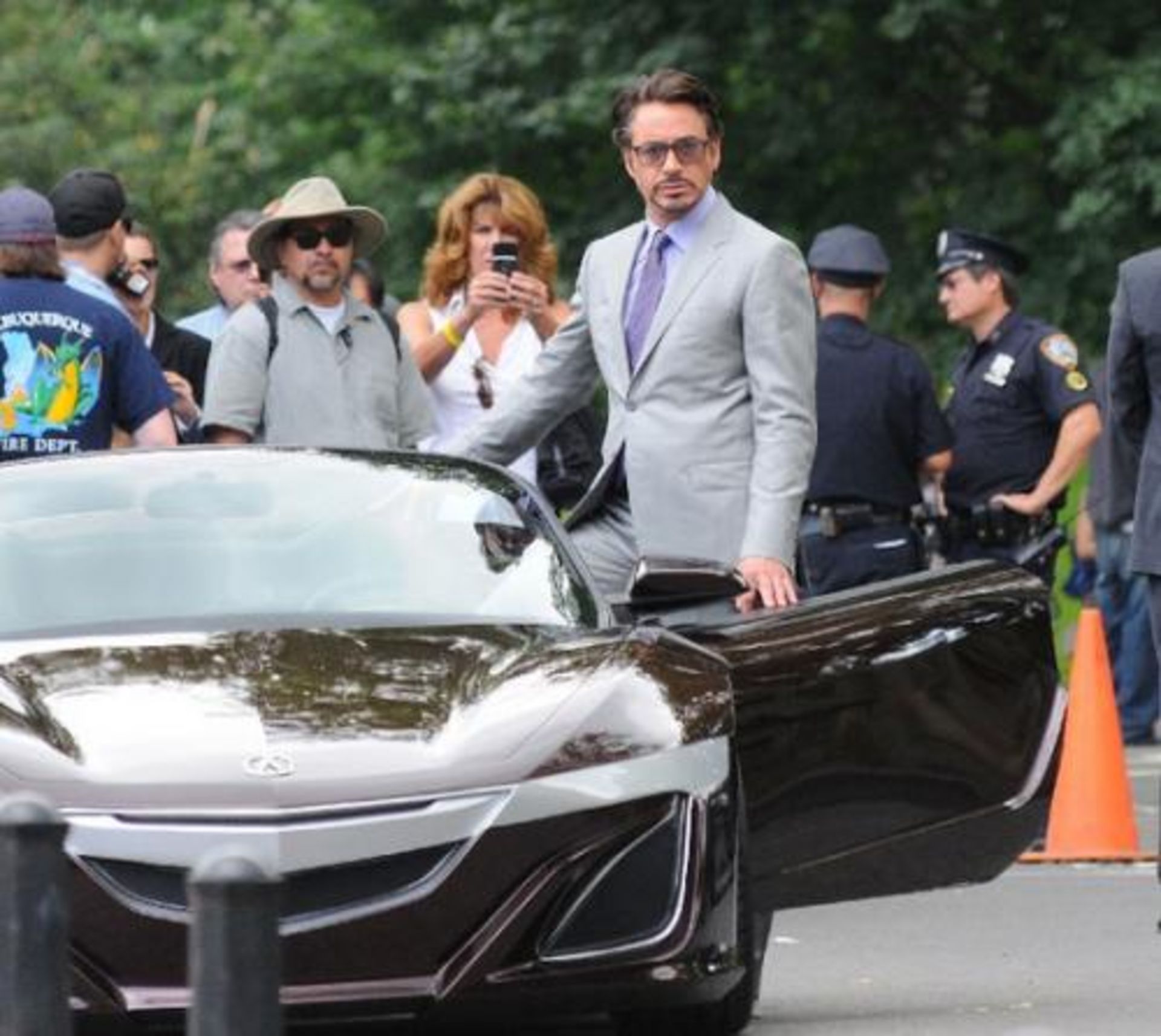 Acura roadster concept for the Avengers movie