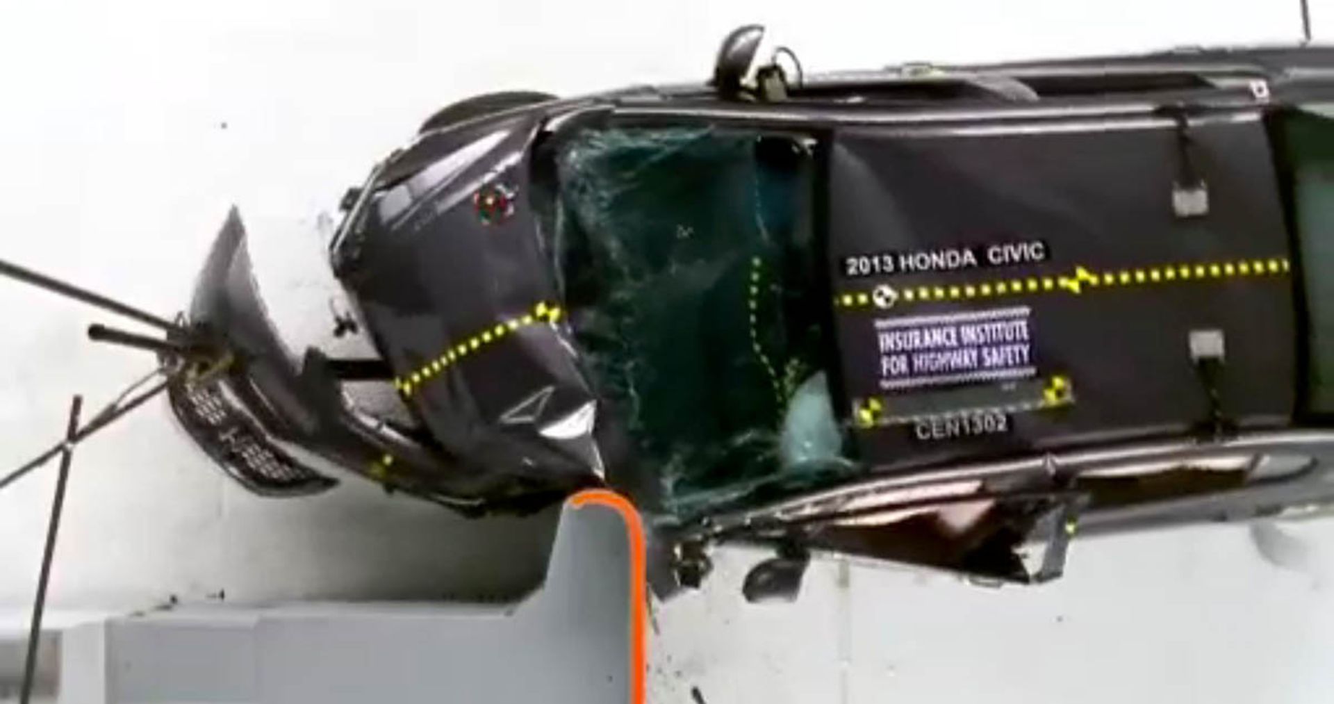 Honda Civic IIHS crash test