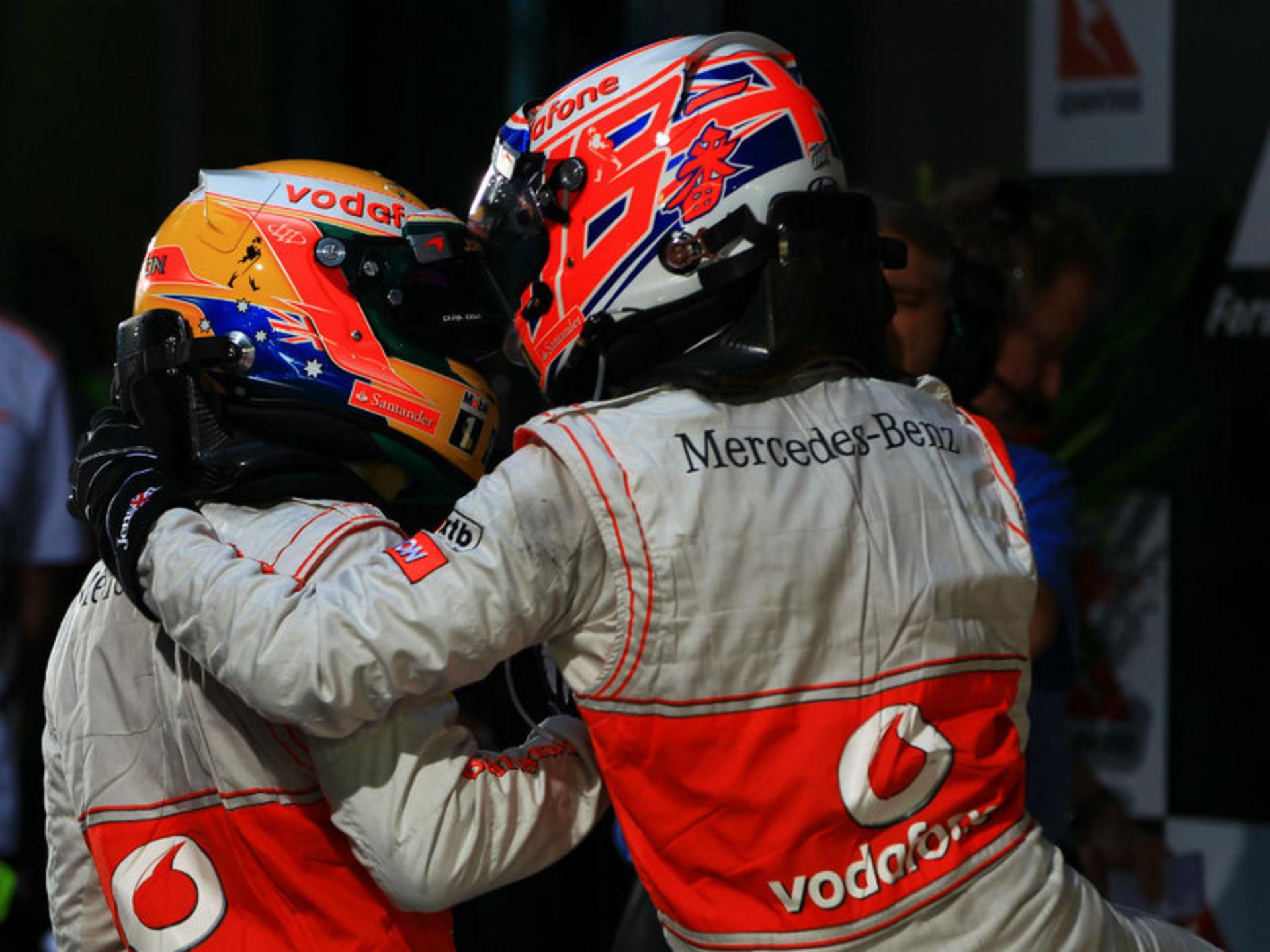 Lewis Hamilton Jenson Button AustralianGP