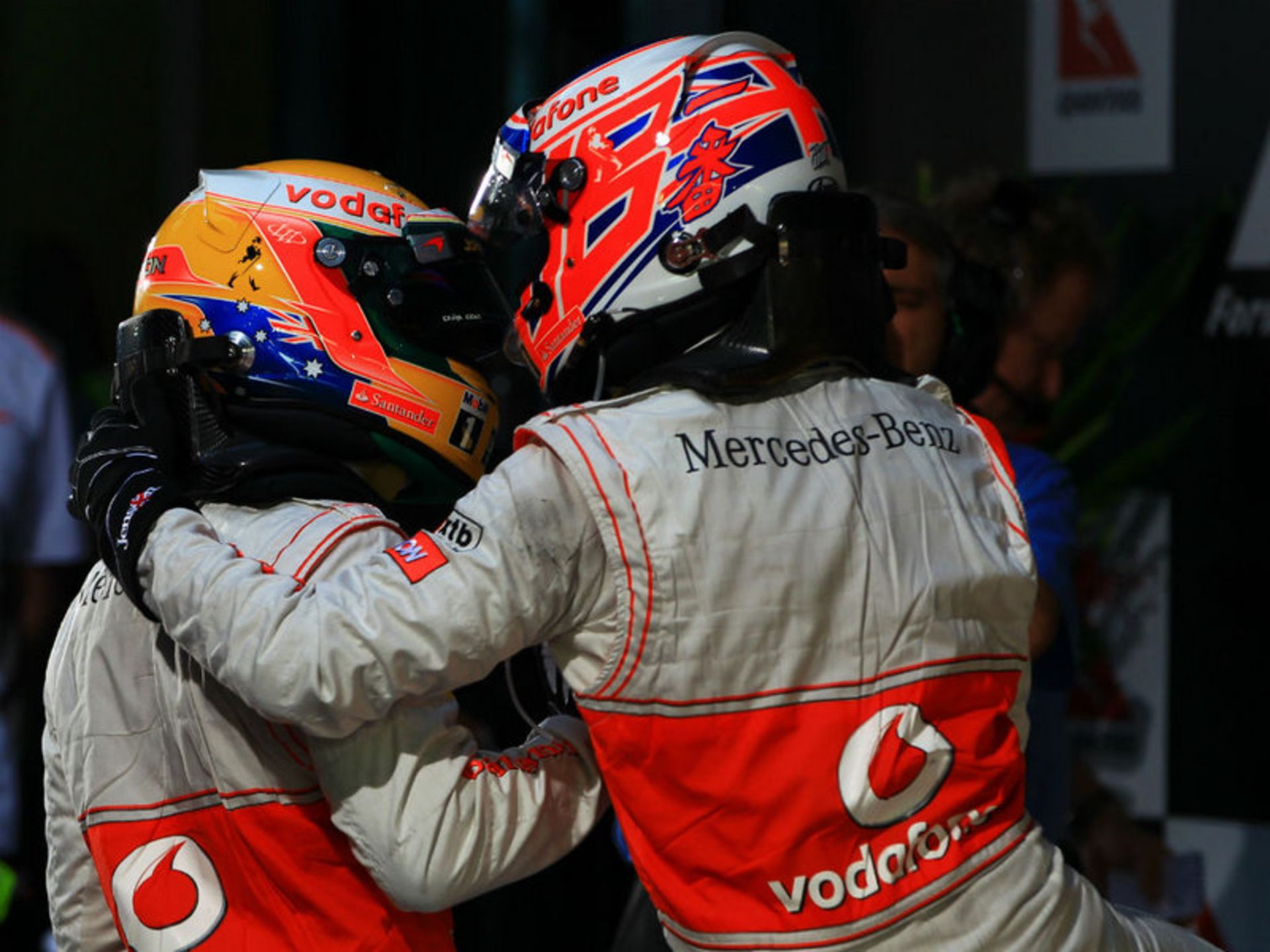 Lewis Hamilton Jenson Button AustralianGP