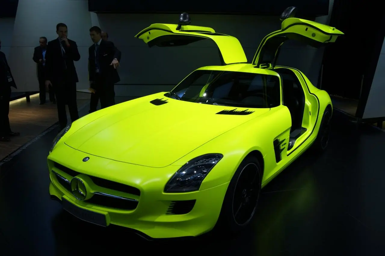 Mercedes SLS AMG E-CELL at 2011 Frankfurt Auto Show