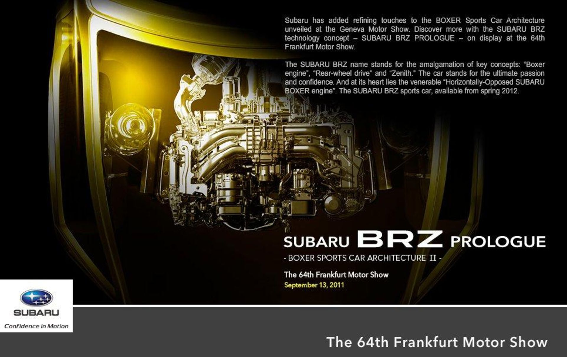 Subaru BRZ - First Teaser