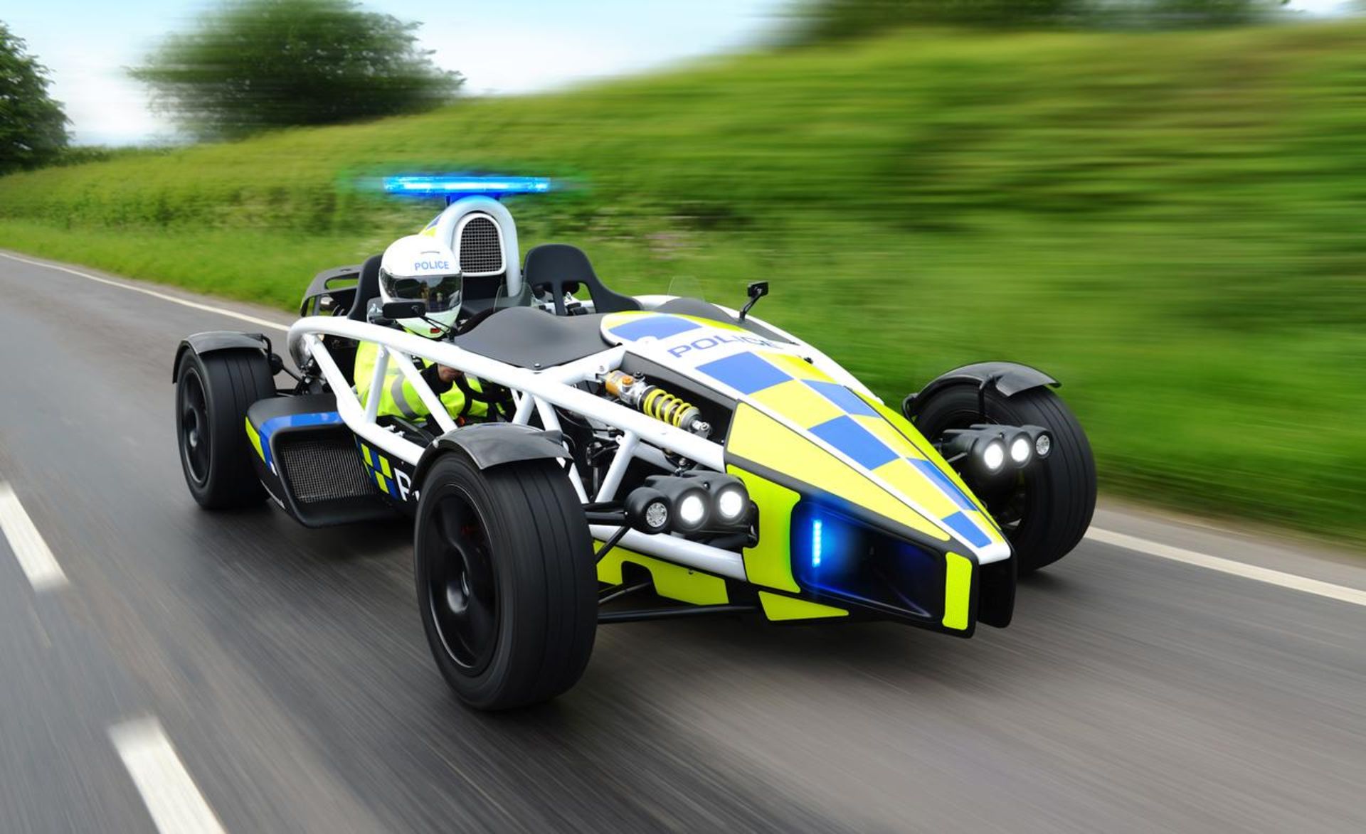 Ariel Atom 3.5R police car coppers