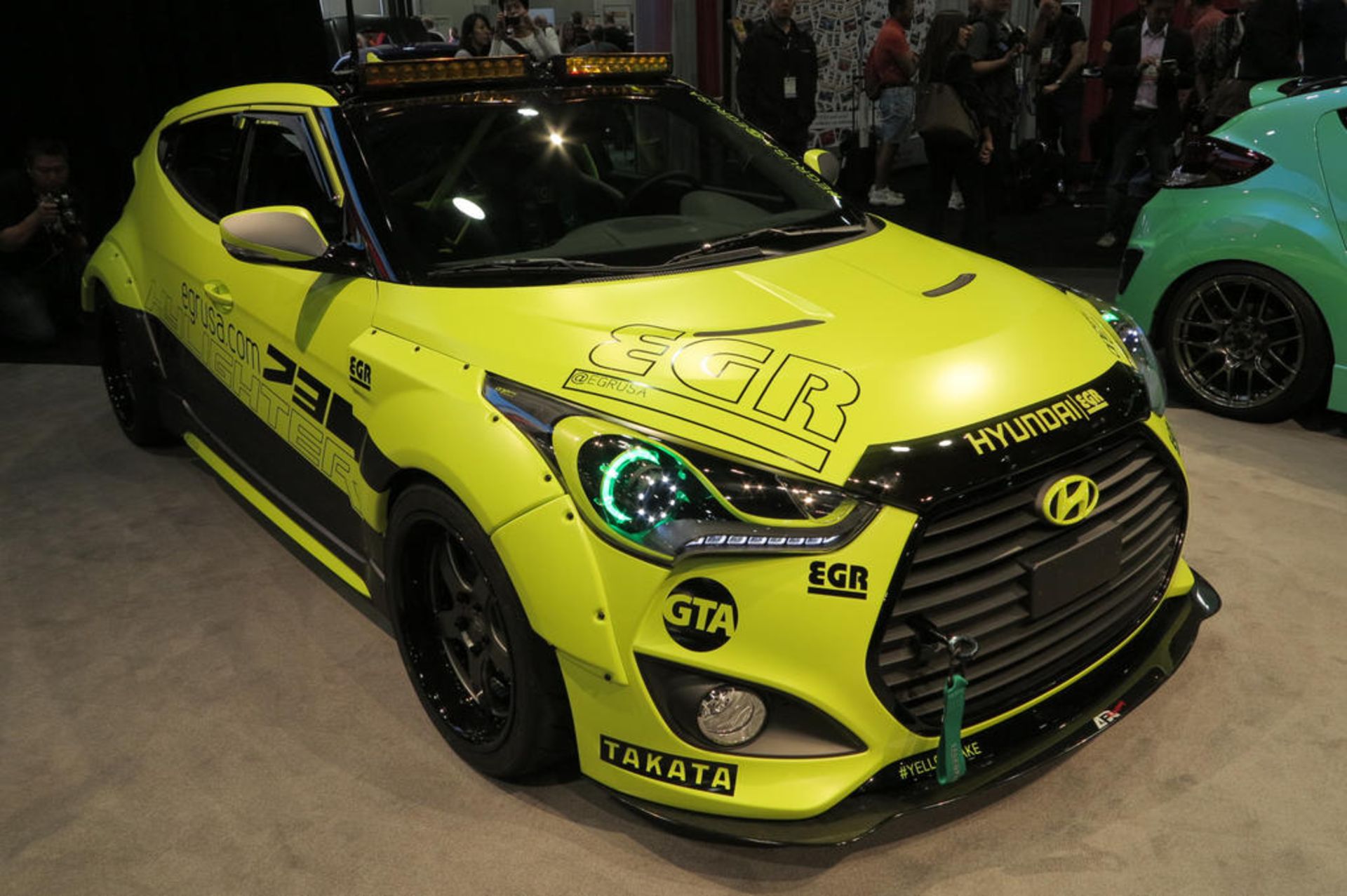 EGR Yellowcake Night Racer Hyundai Veloster Turbo