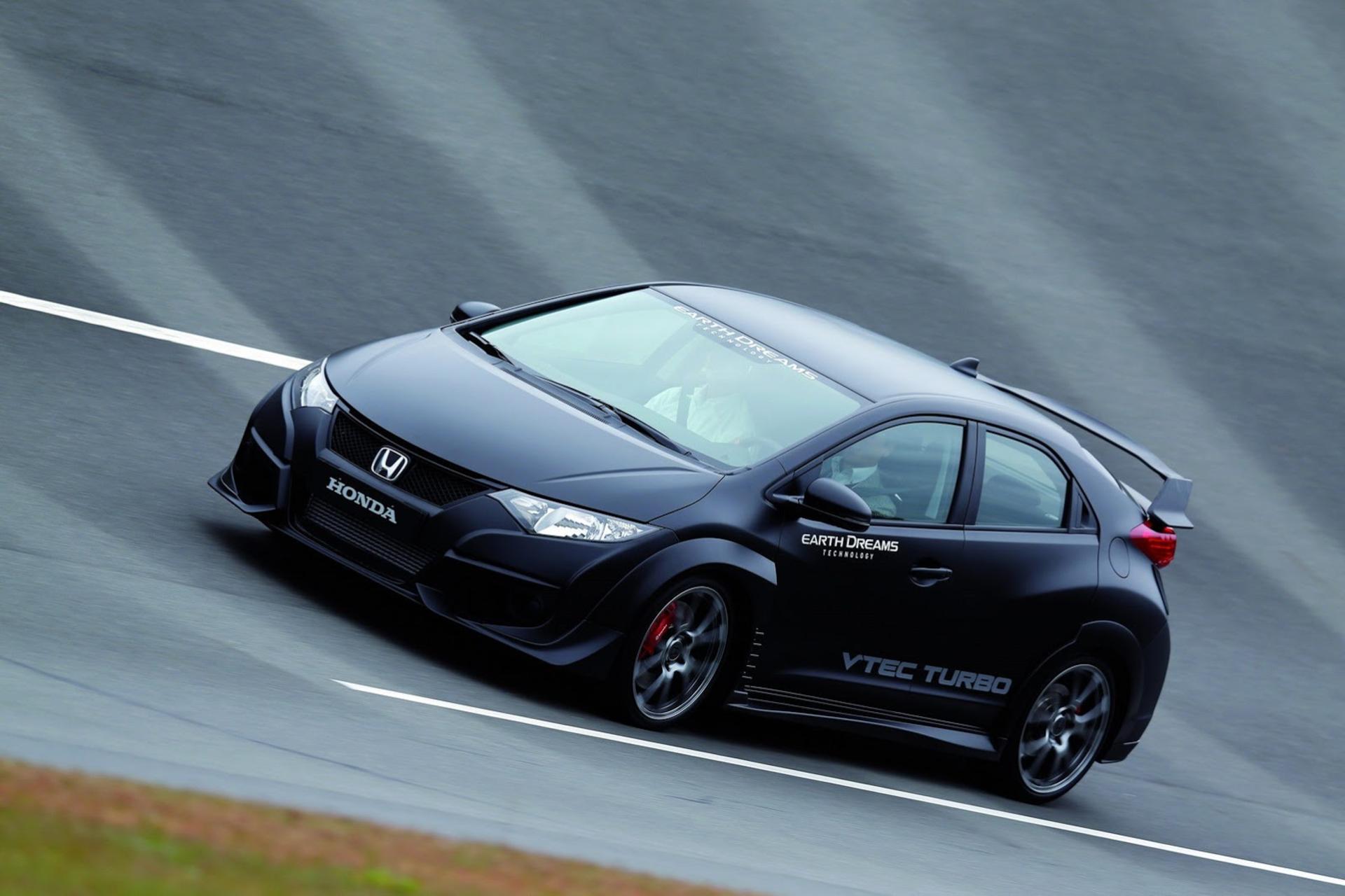 honda  civic type-r with vtec turbo engine