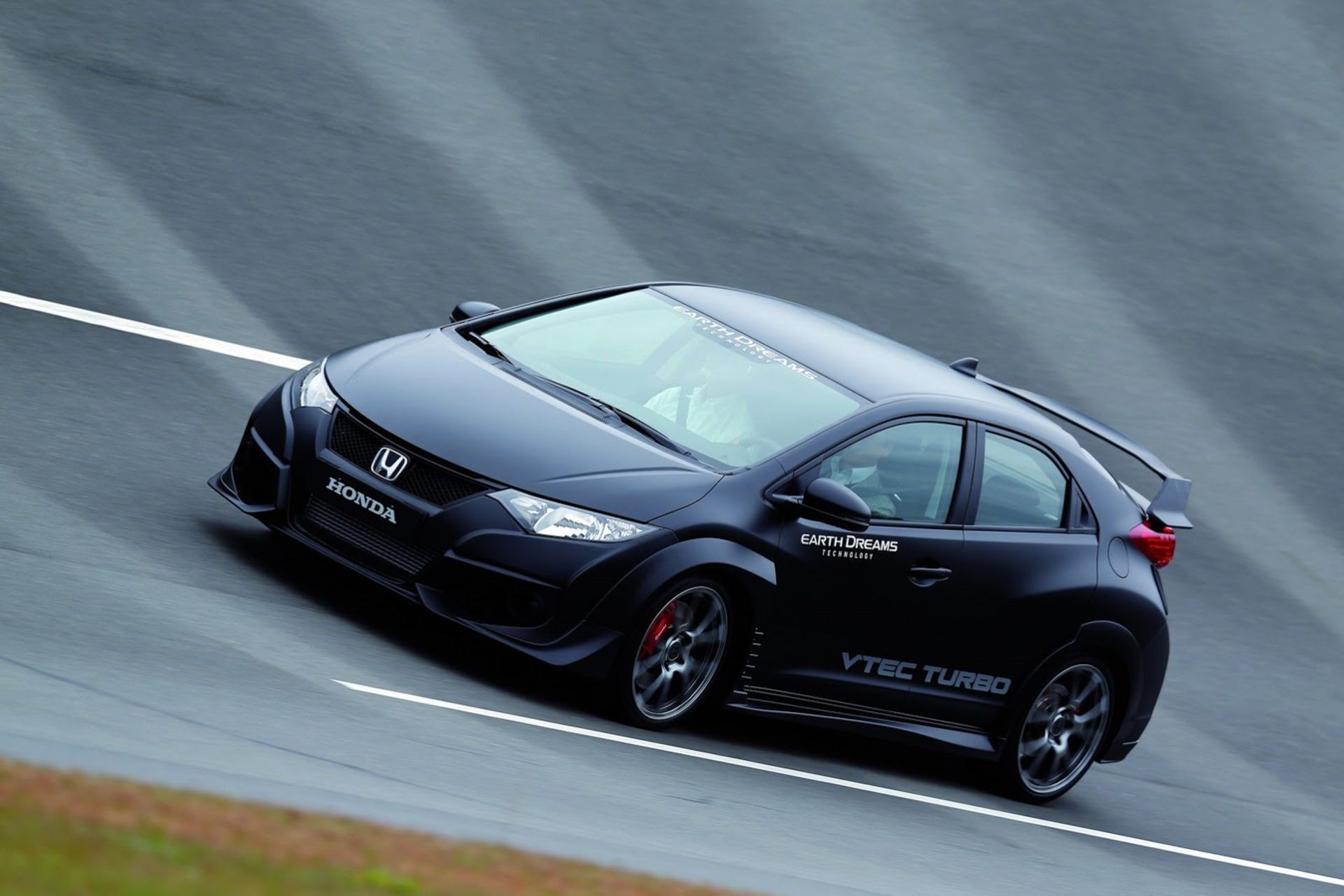 honda  civic type-r with vtec turbo engine
