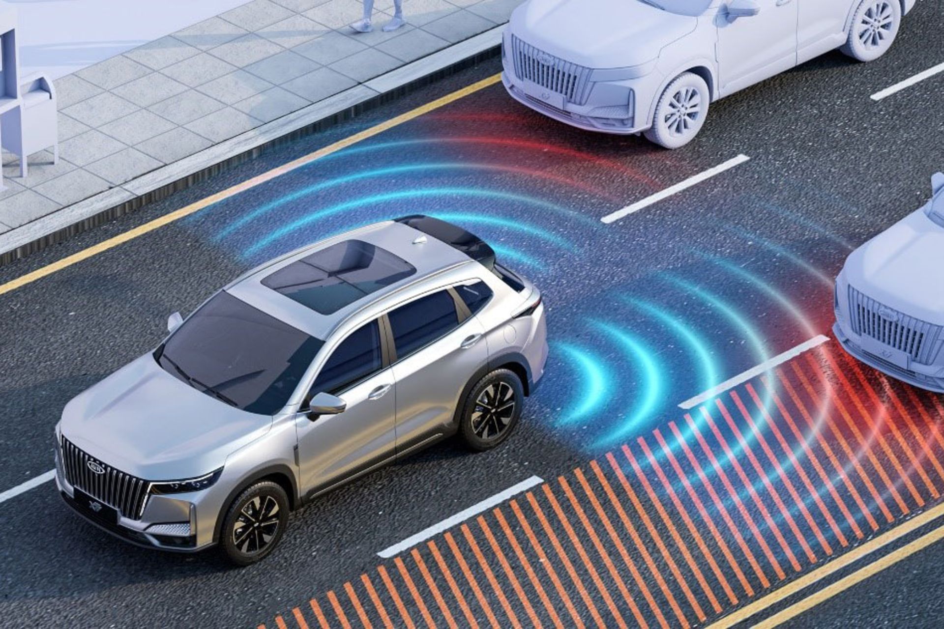 سیستم ایمنی ADAS در ام وی ام X77