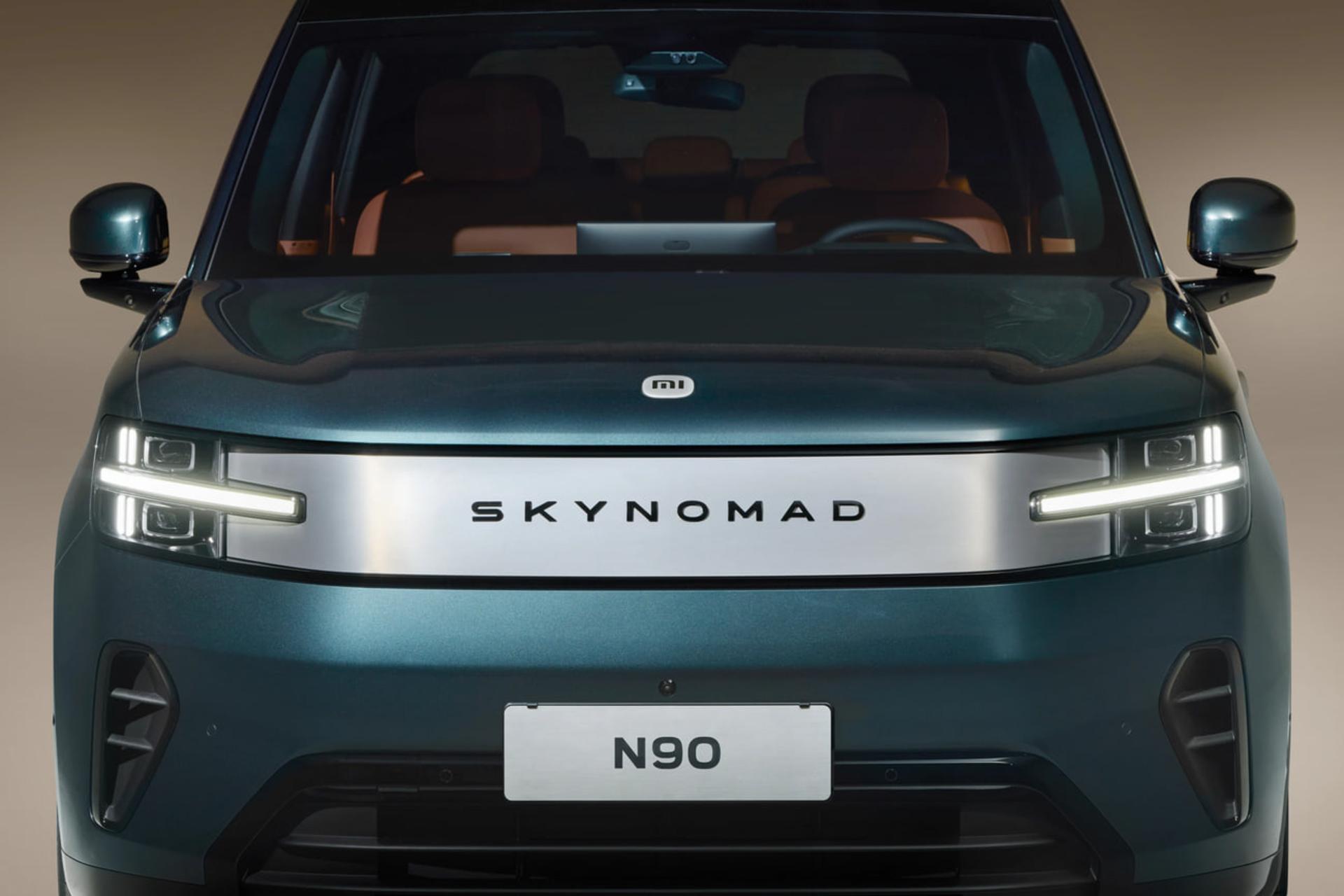 نمای جلوی شاسی‌بلند کمپر شیائومی (Xiaomi) مدل Skynomad N90 Max