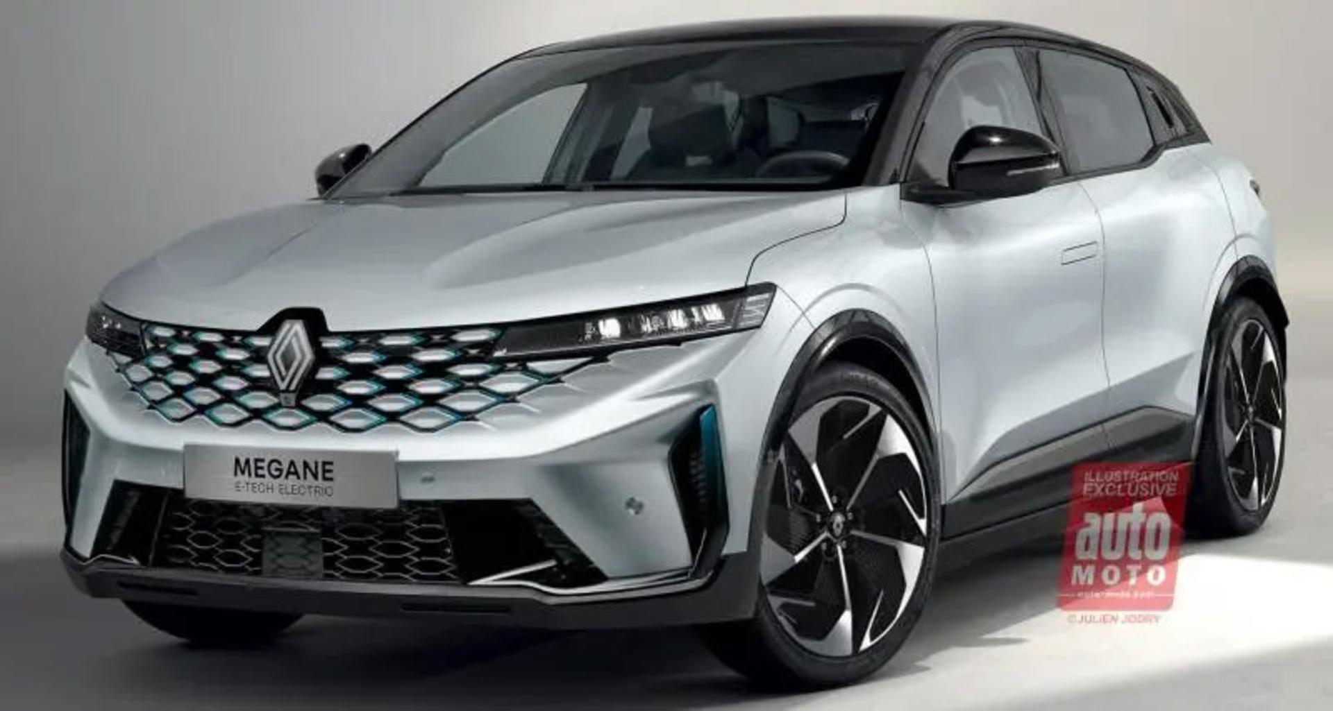 رندر رنو مگان فیس لیفت 2026
